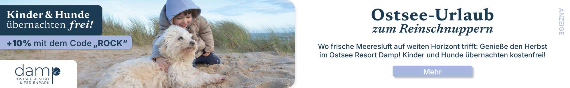 Anzeige vom Damp Ostsee Restort