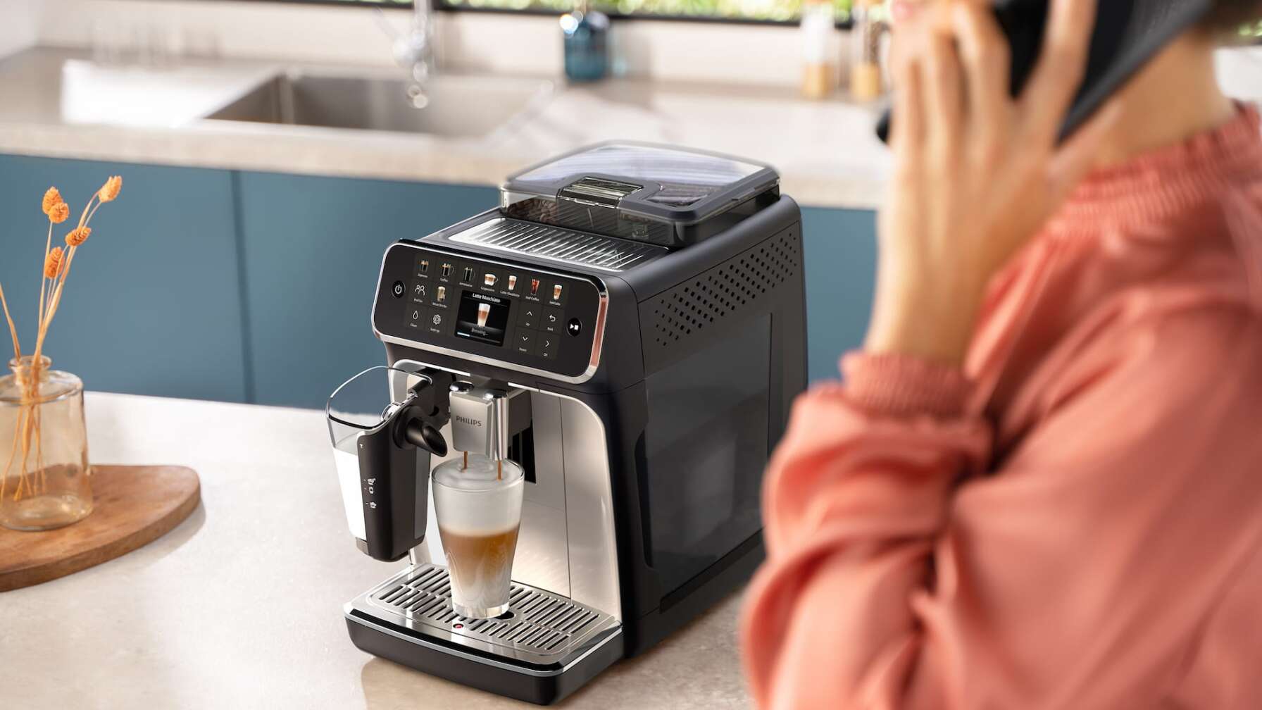 Foto eines Philips Kaffeevollautomaten