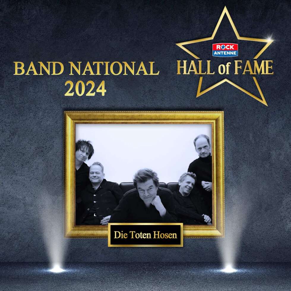 Gewinner der ROCK ANTENNE Hall of Fame 2024 in der Kategorie Band National: Die Toten Hosen