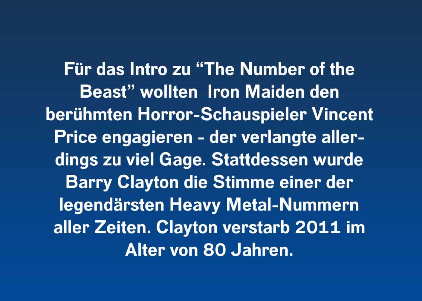 10 Fakten über <em>The Number of the Beast</em> (9)