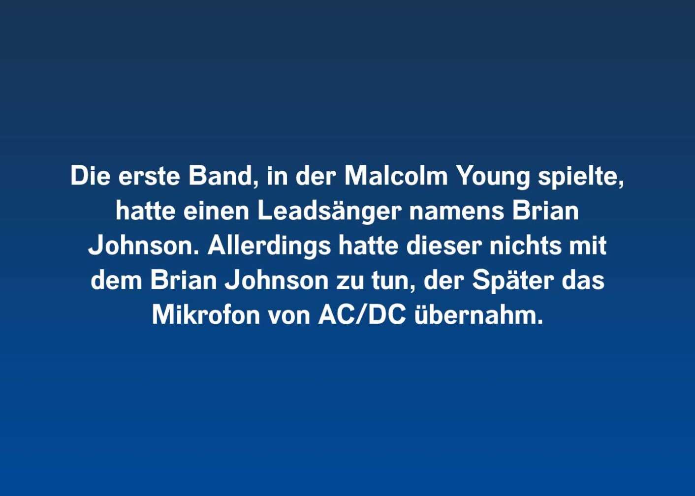 Fakten über AC/DC