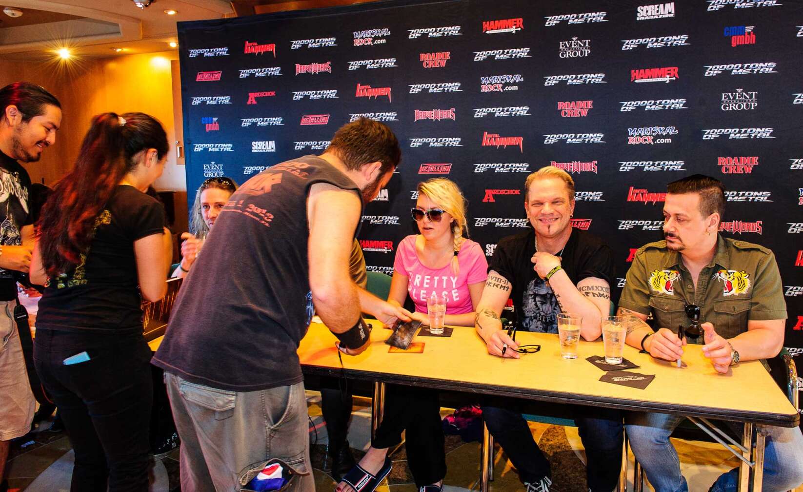 Bilder der 70000 Tons of Metal - Beim Meet & Greet