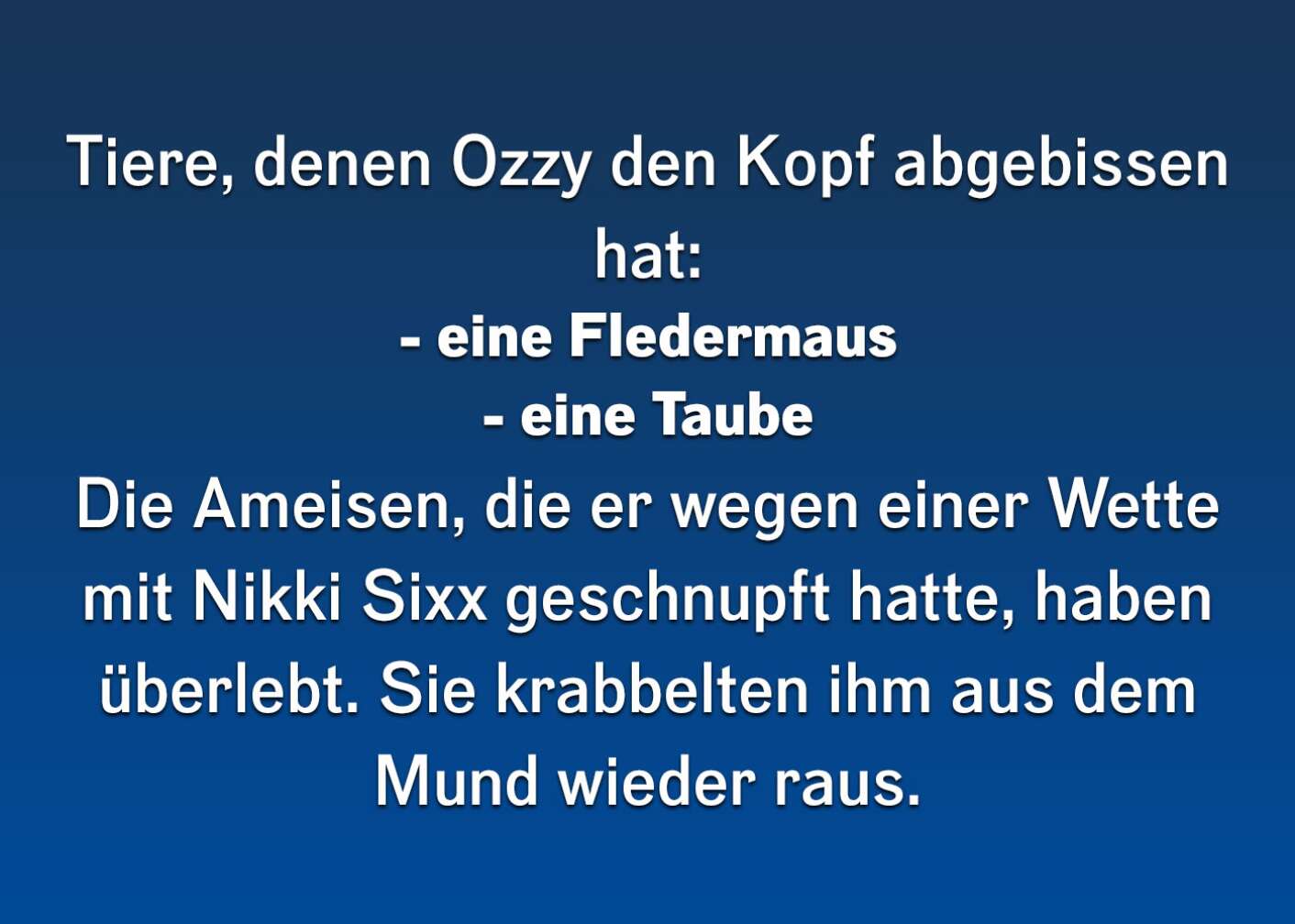 Geschichten Ozzy Osbourne