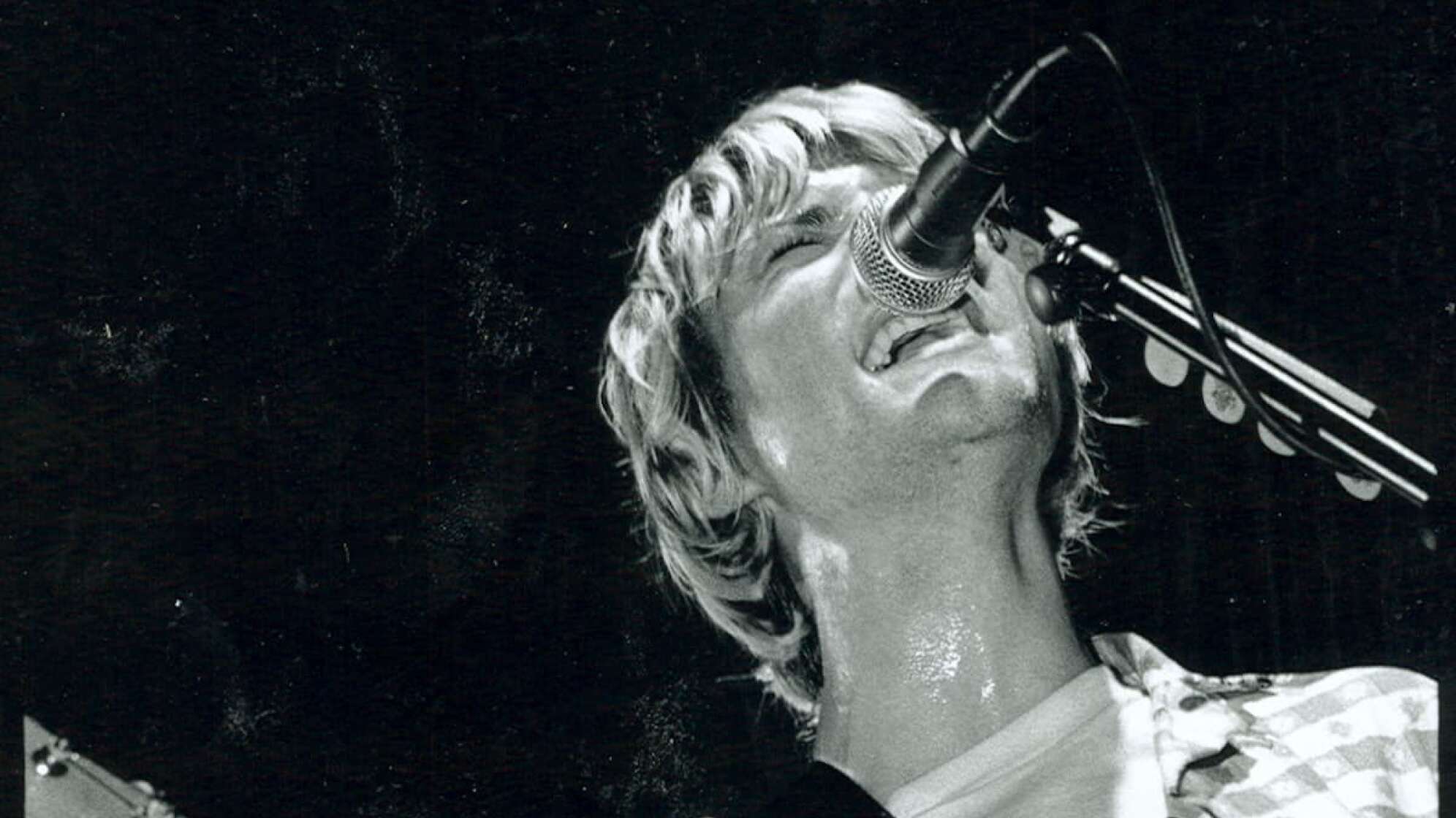 Kurt Cobain bei einem Auftritt