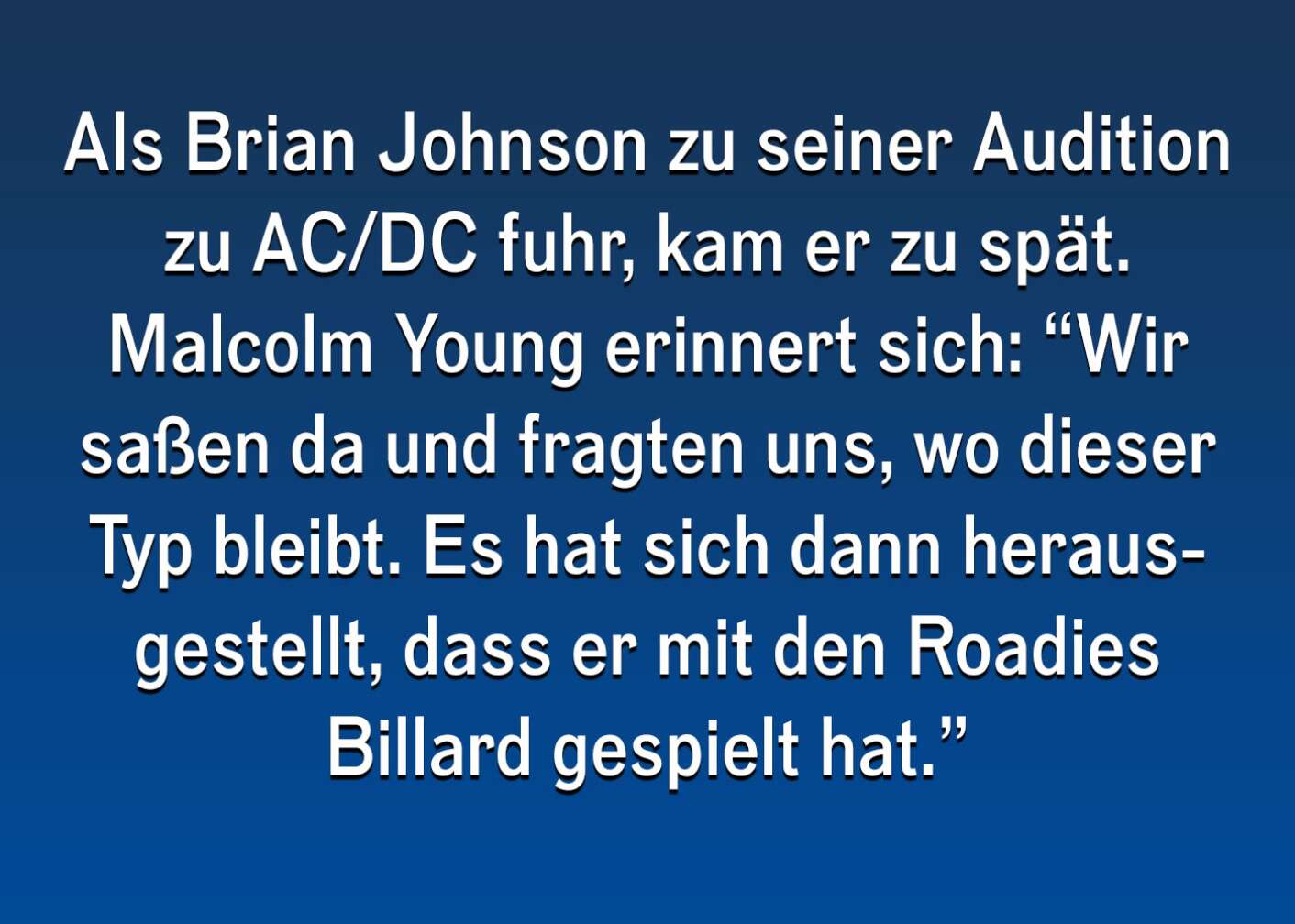 Fakt über Brian Johnson