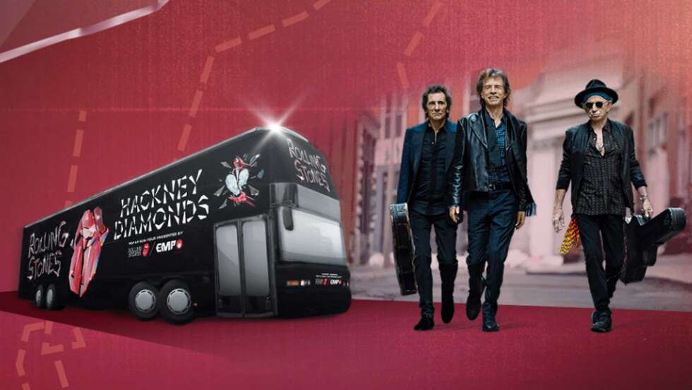 Rolling Stones: Die Pop Up-Bustour zu Hackney Diamonds