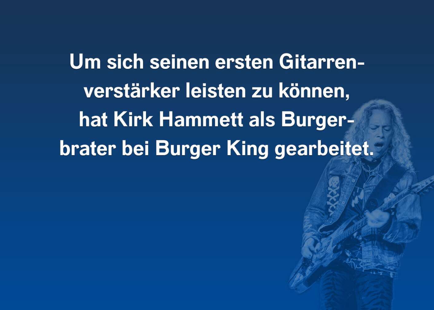 10 Fakten über Kirk Hammet