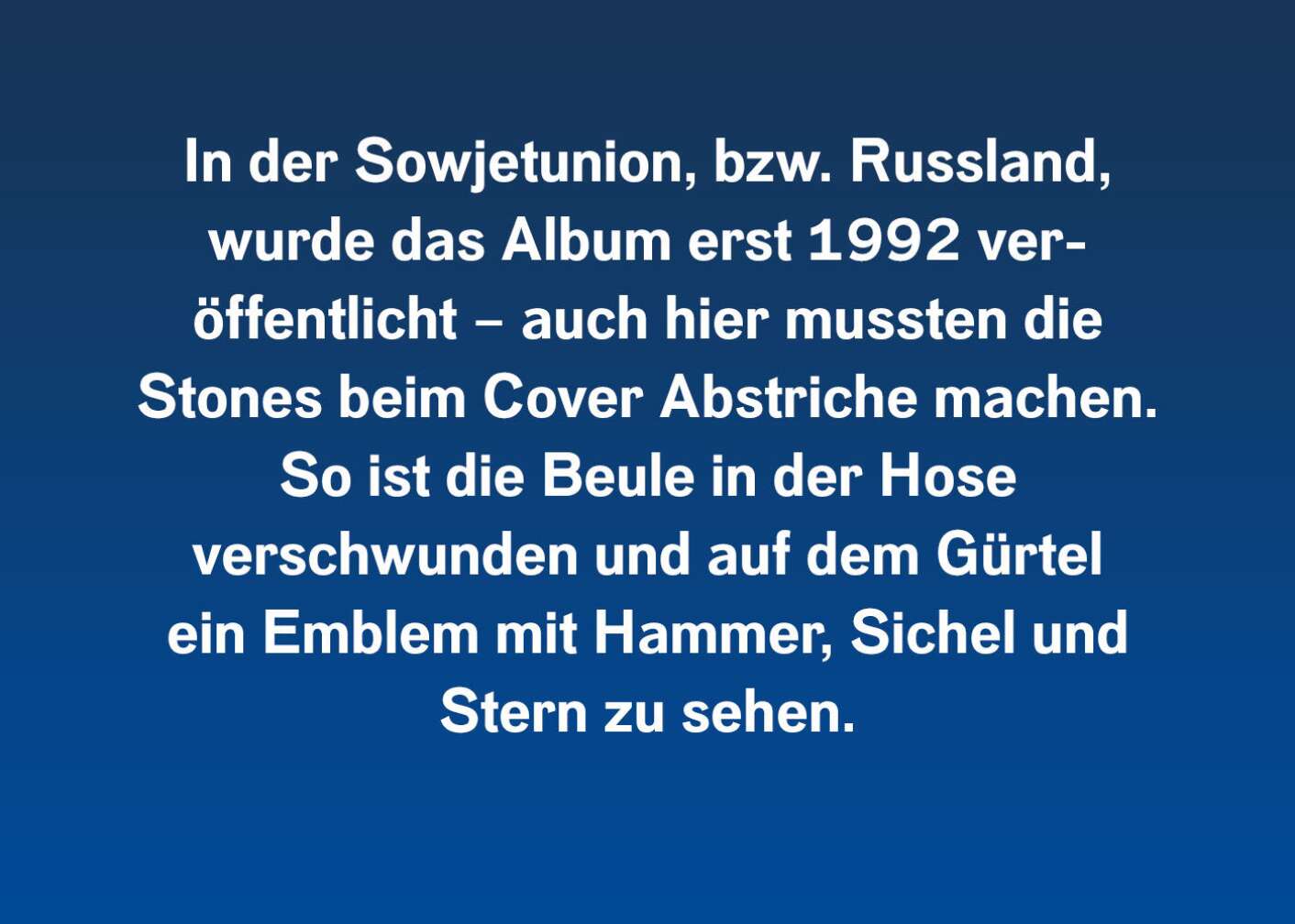 8 Fakten über den Kracher der Rolling Stones