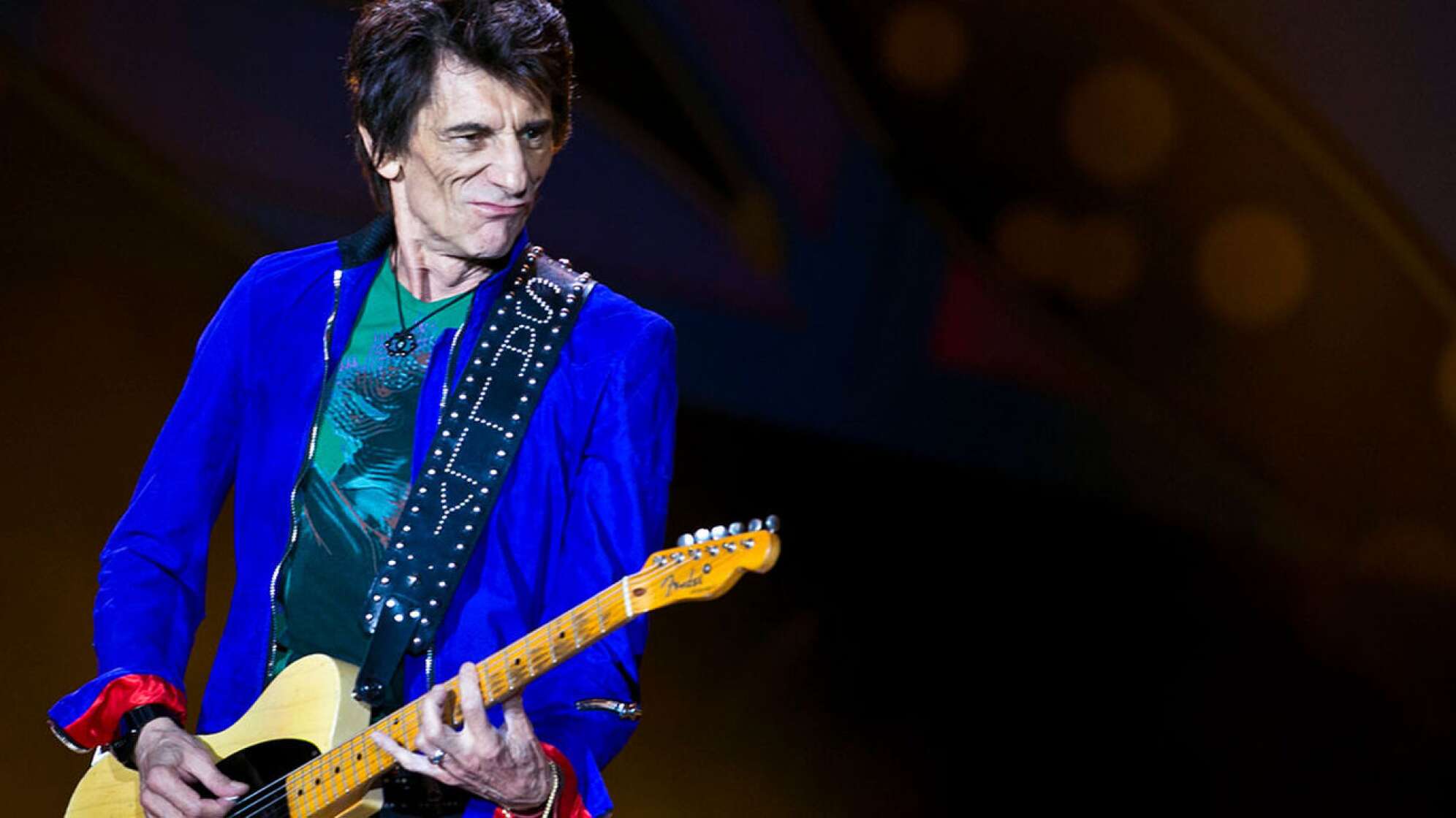 Ron Wood spielt Gitarre