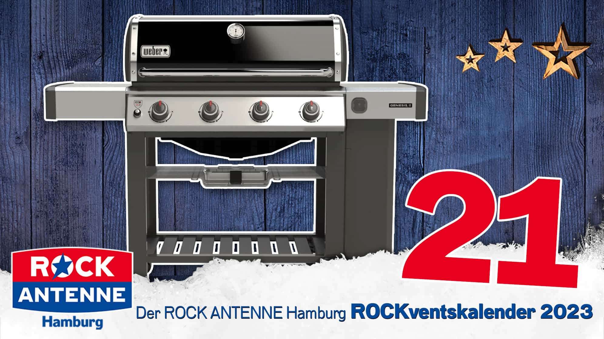 ROCK ANTENNE Hamburg ROCKventskalender Türchen 21: Ein Weber Gasgrill