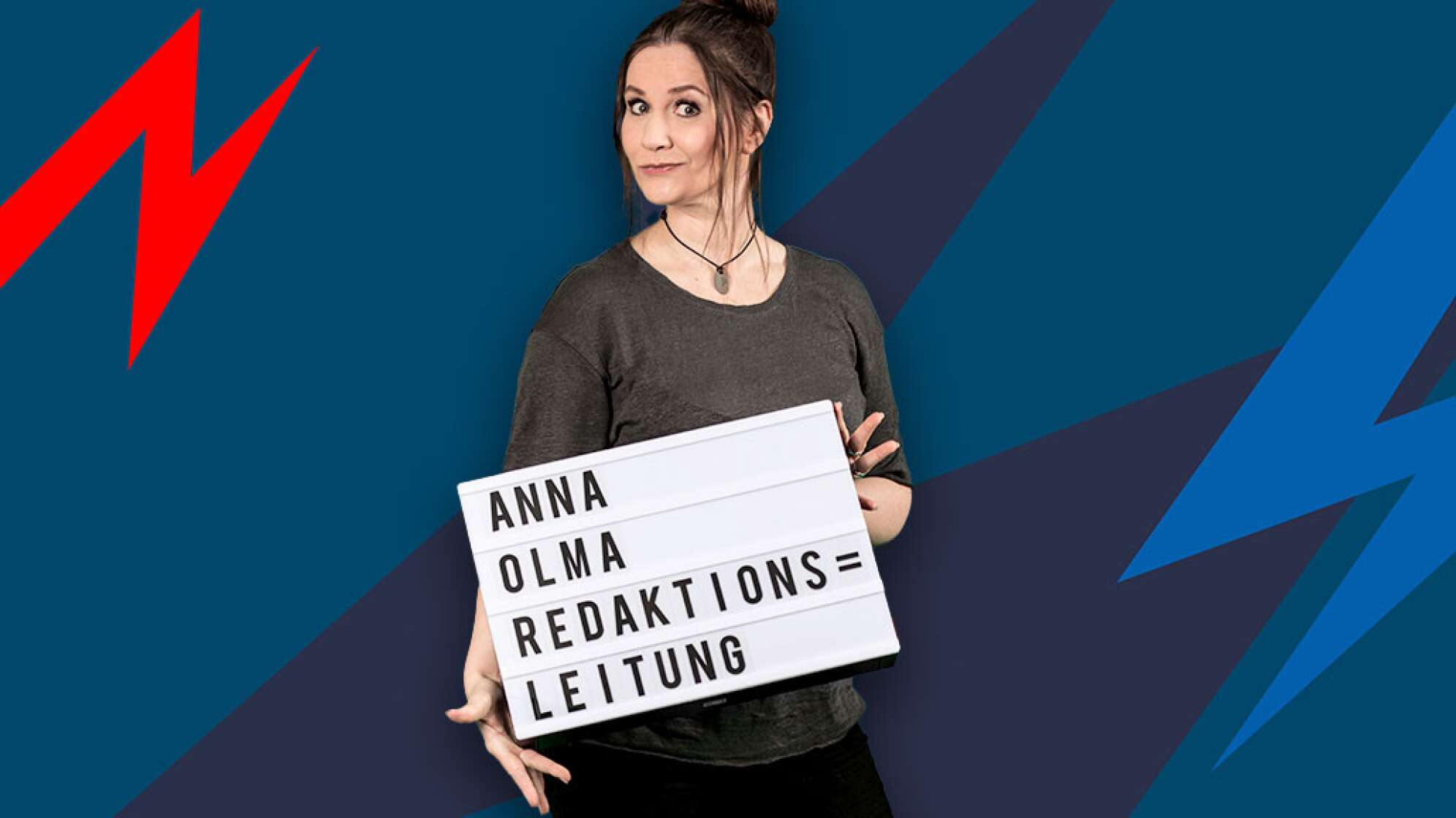 Teamfoto von Redaktionsleitung Anna Olma