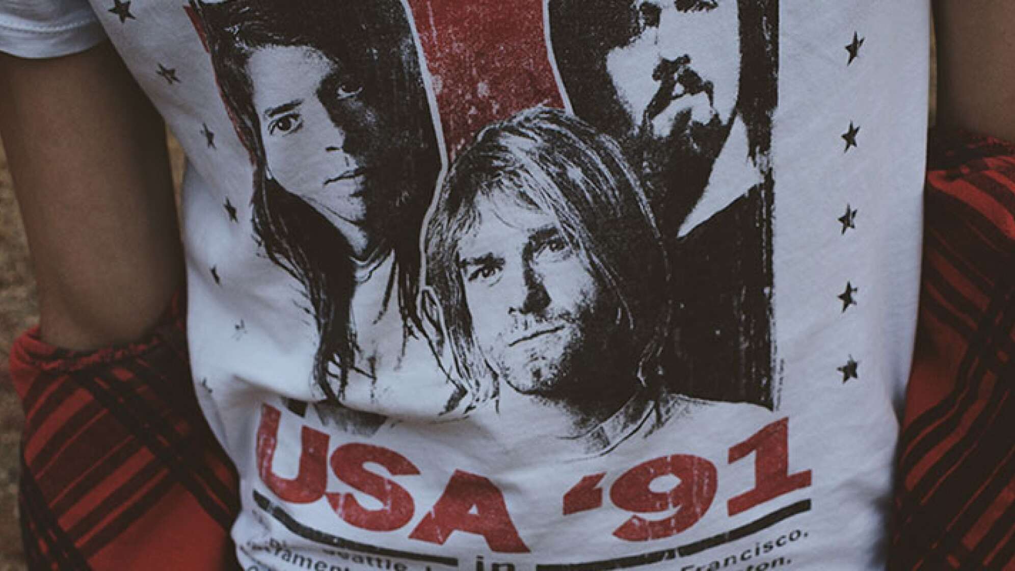 Bild eines Tshirts mit Nirvana Aufdruck