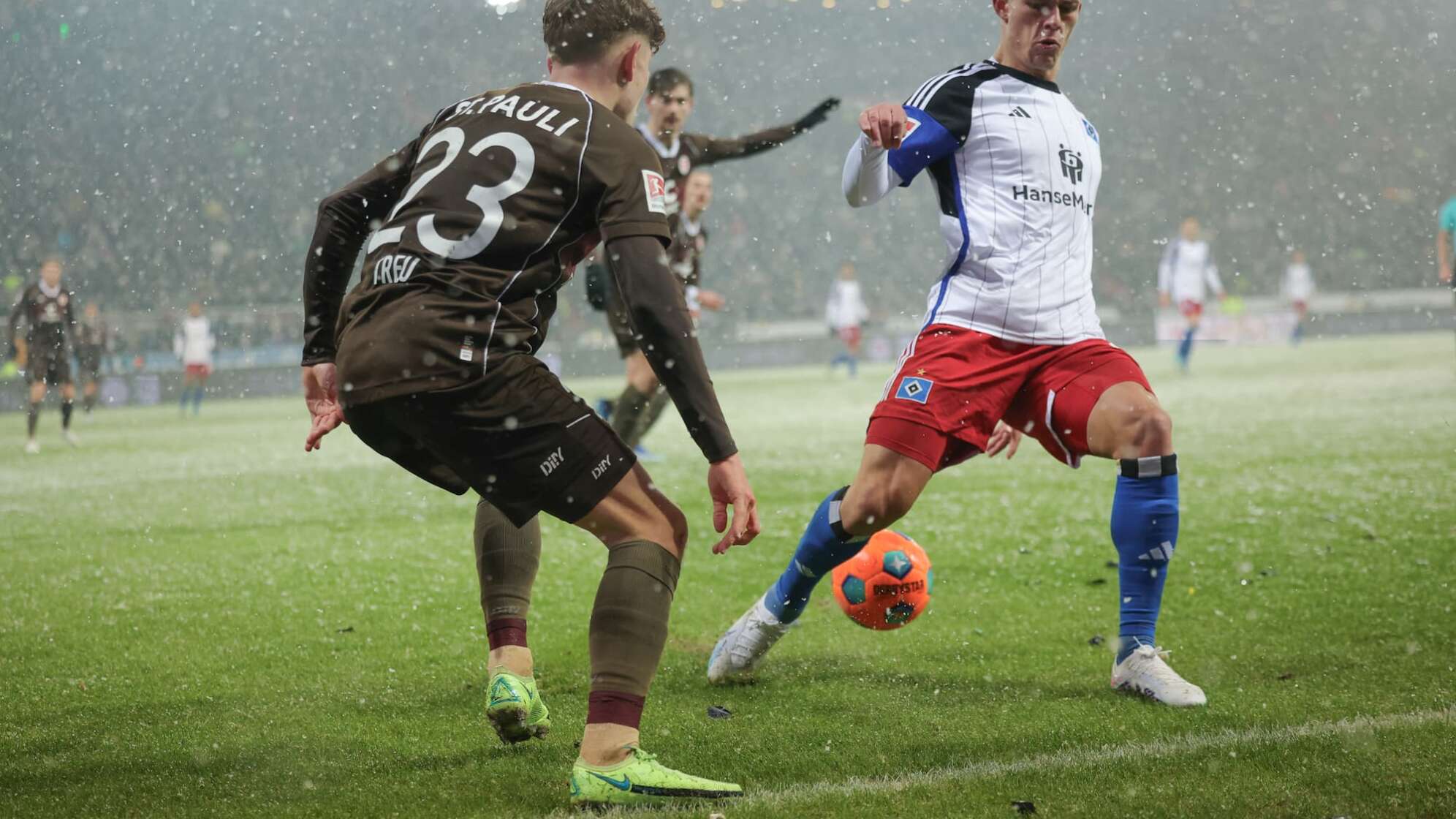 Das Derby vom HSV und dem FC St. Pauli