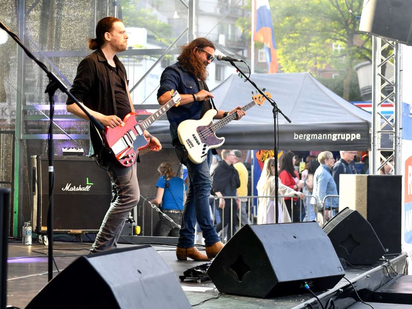 Die ROCK ANTENNE Hamburg Band beim Hafengeburtstag 2024