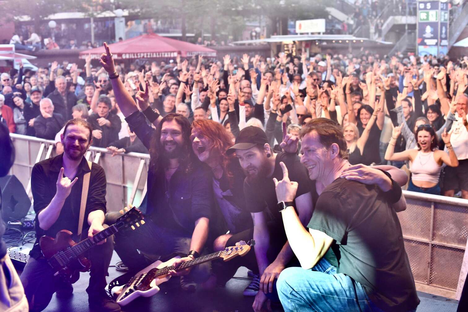 Die ROCK ANTENNE Hamburg Band beim Hafengeburtstag 2024