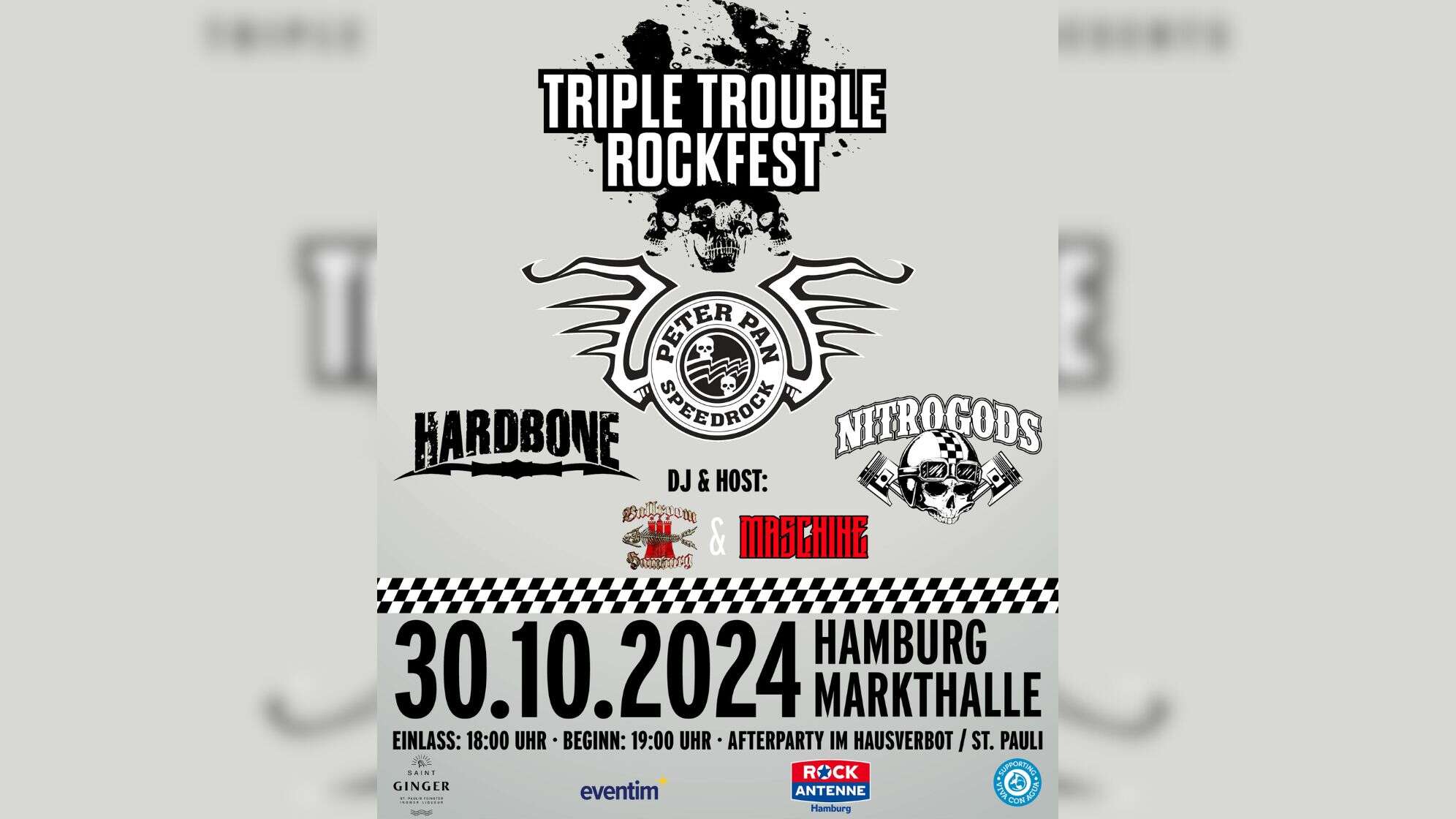 Plakatfoto vom Triple Trouble Rockfest 2024