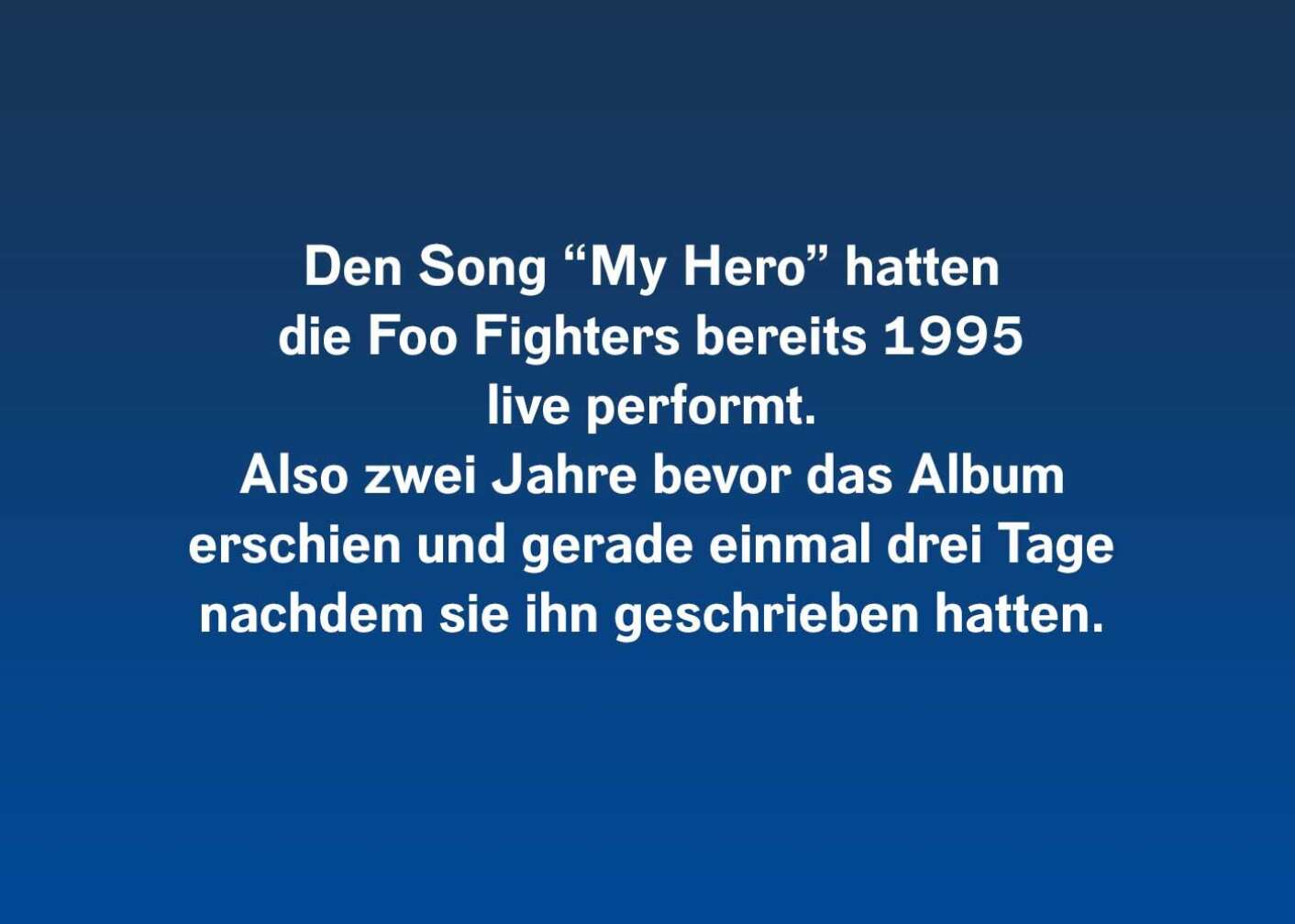 Fakten über Foo Fighters