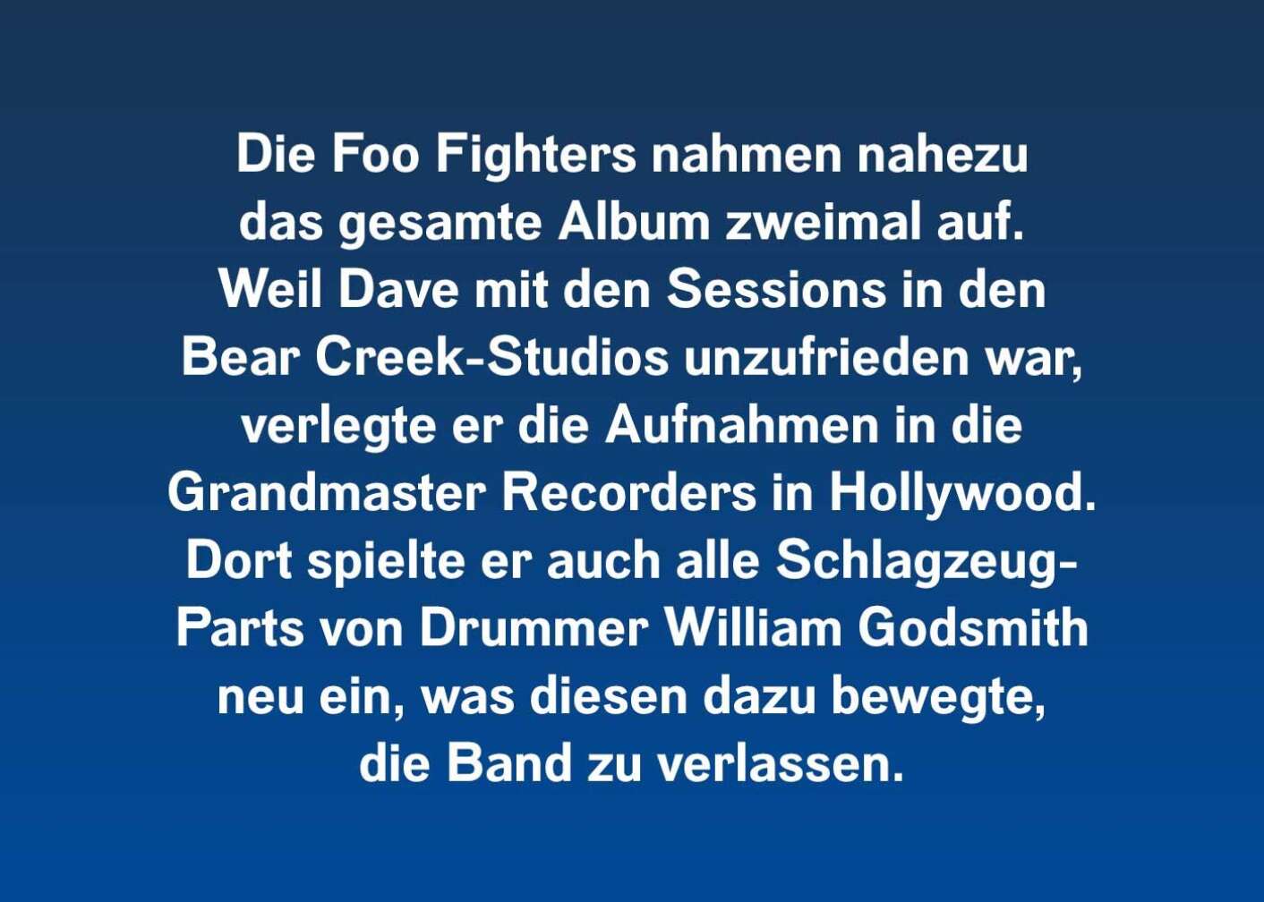 Fakten über Foo Fighters