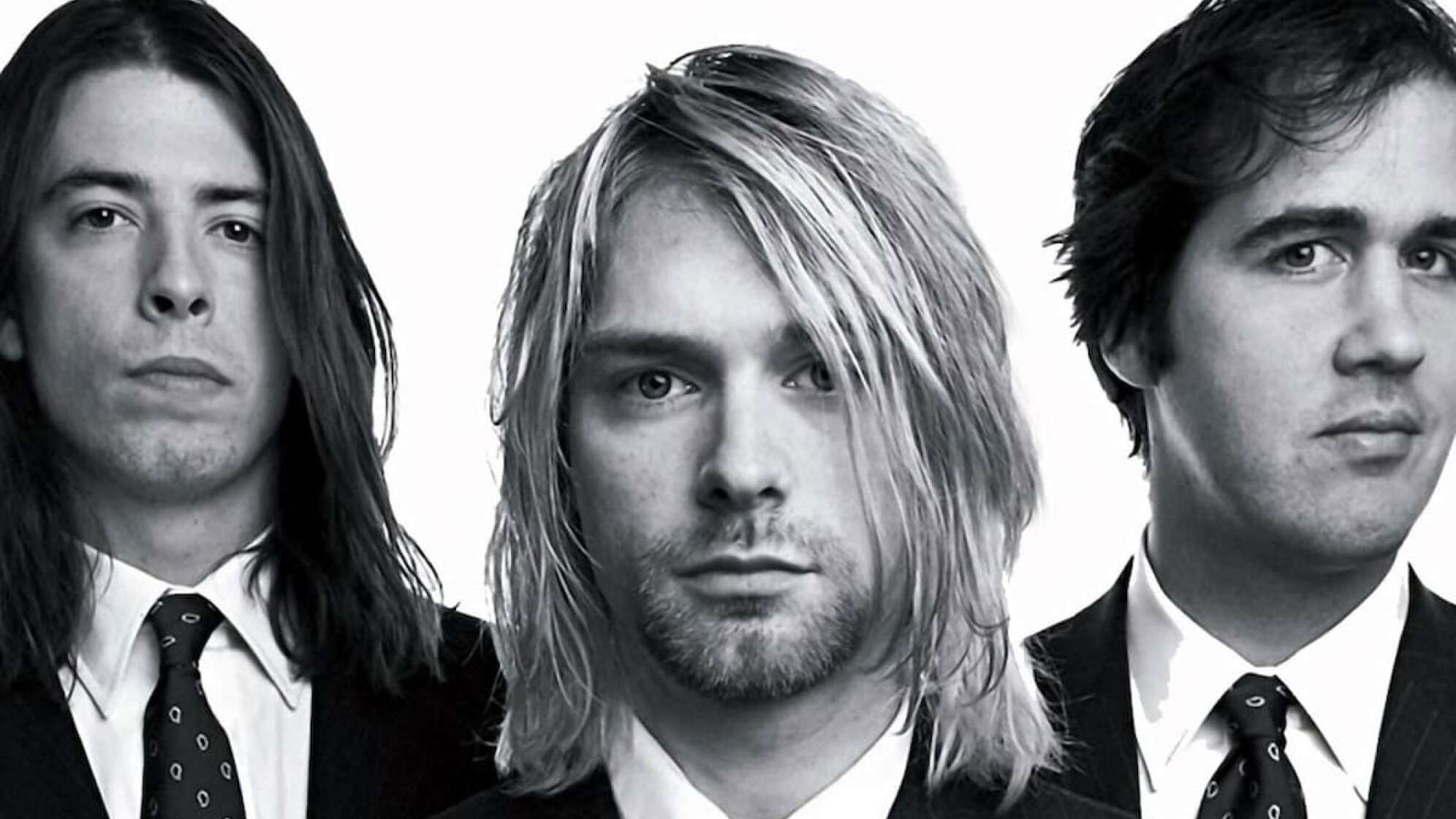 Gruppenfoto der Band Nirvana