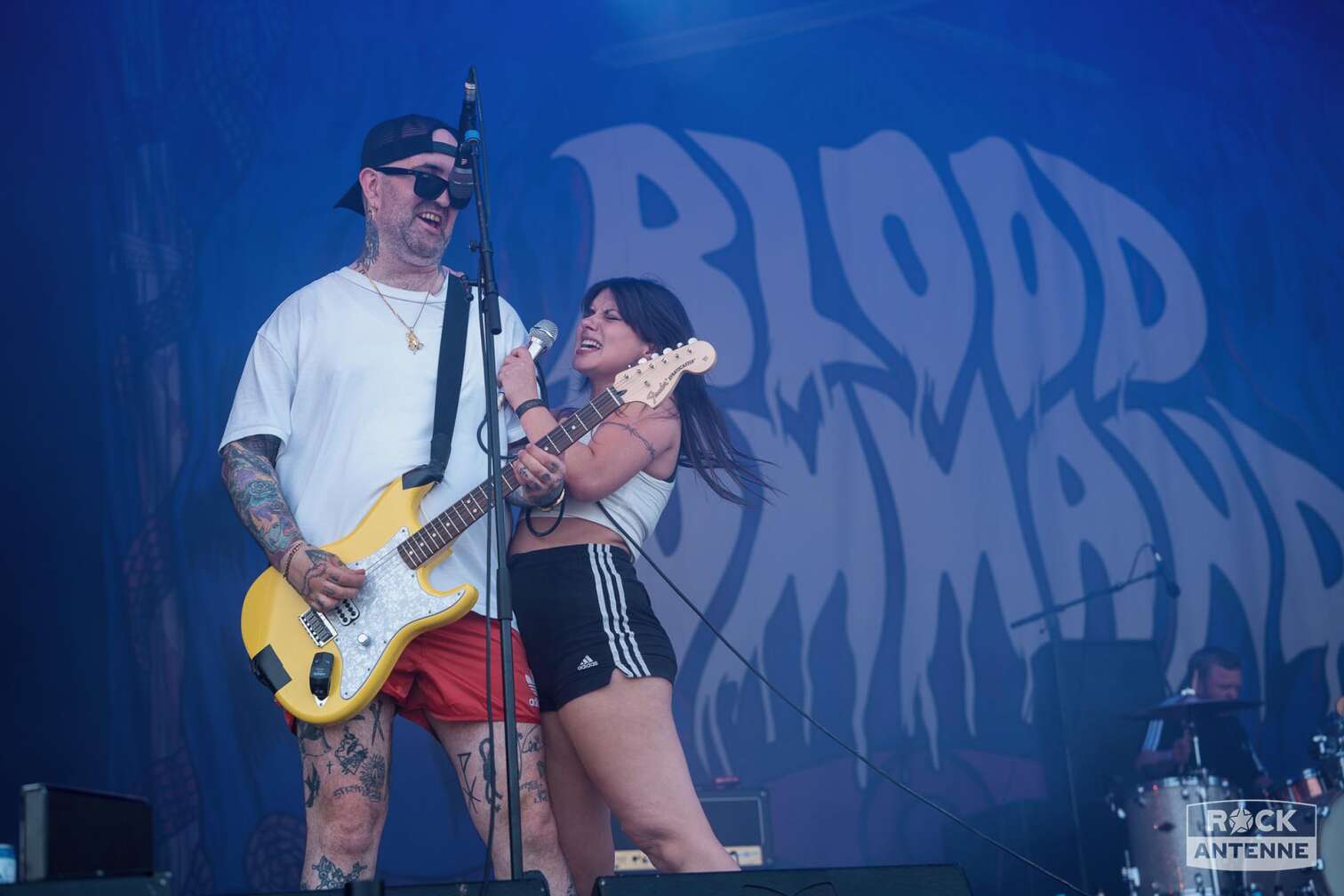 Foto der Band Blood Command bei ihrem Auftritt auf dem FULL REWIND Festival 2024