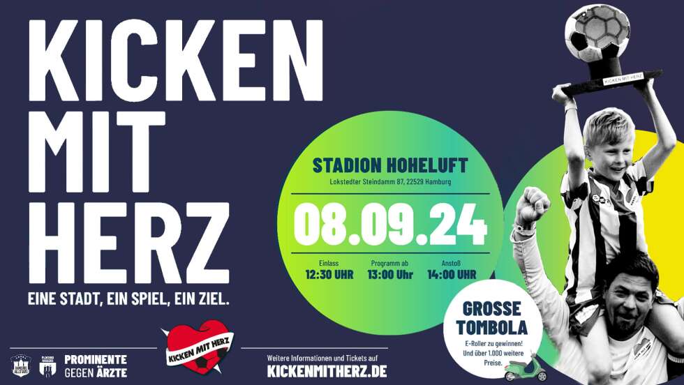 08.09.2024: KICKEN MIT HERZ - präsentiert von ROCK ANTENNE Hamburg