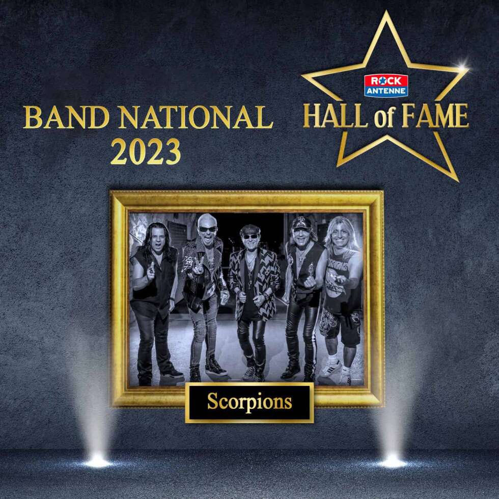 Der Gewinner der ROCK ANTENNE Hall of Fame 2023 in der Kategorie Band National: Scorpions