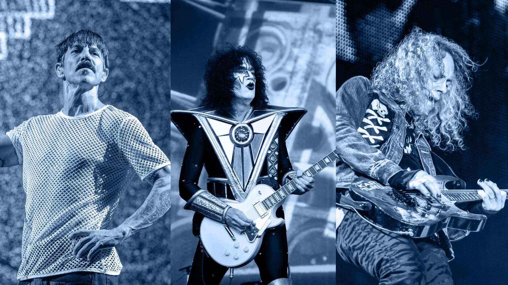 Anthony Kiedis, Tommy Thayer, Kirk Hammett