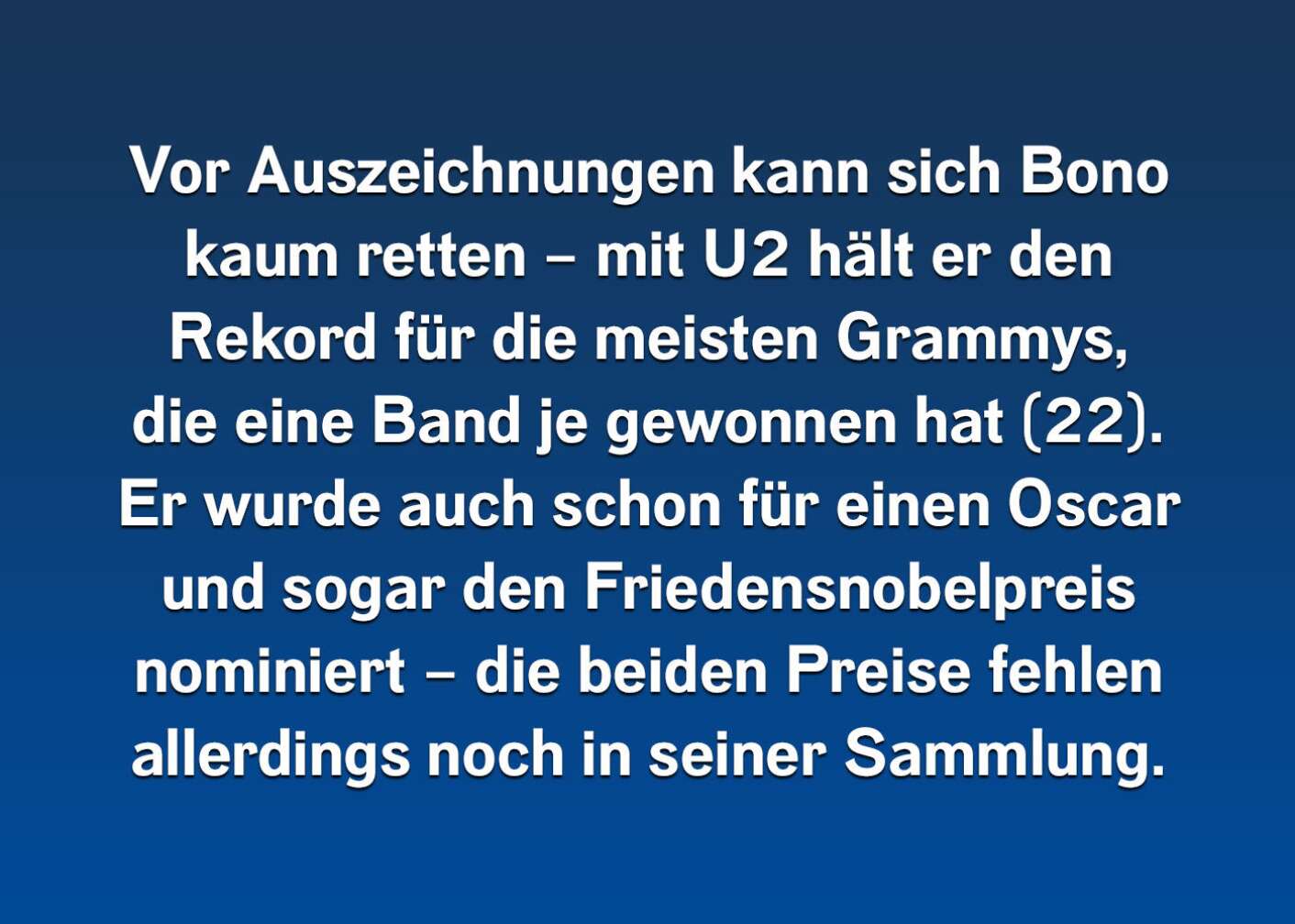 10 Fakten über den Front­mann von U2 (10)