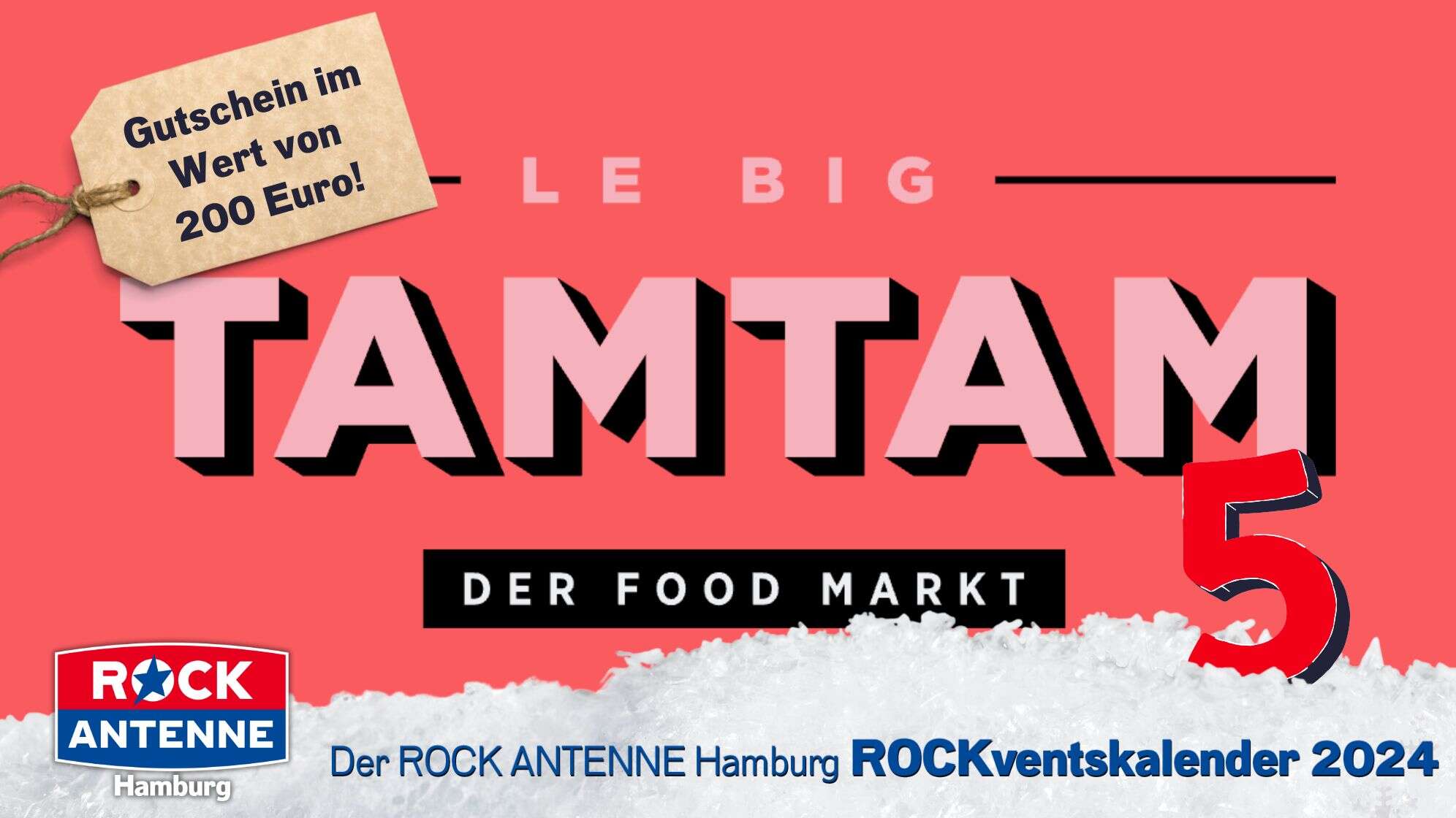 Le Big Tam Tam - Gutschein im Wert von 200 Euro beim Rockventskalender 2024