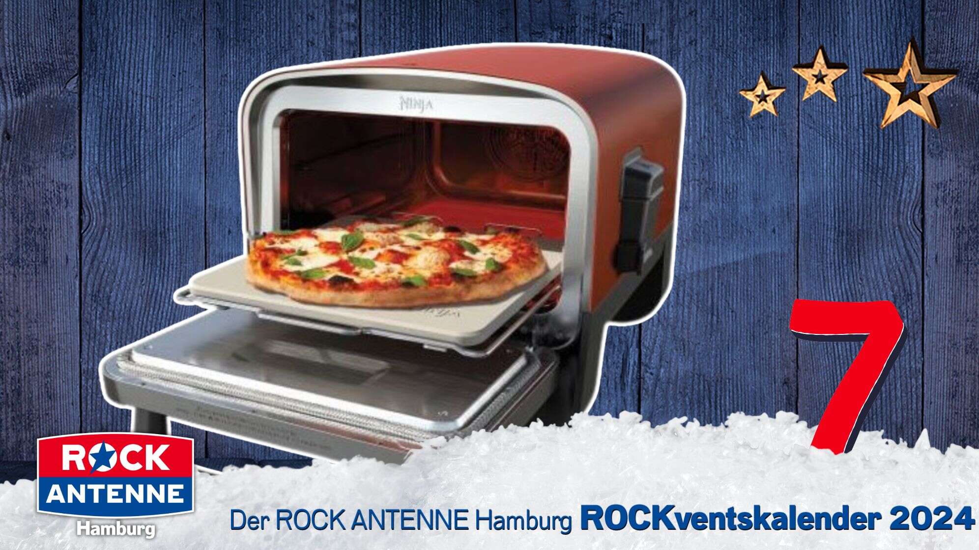 ROCK ANTENNE Hamburg ROCKventskalender Türchen 7: Ein Outdoor Pizzaofen und Smoker von NINJA